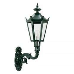 Casa Padrino Art Nouveau Applique da Esterno 29 x 44 x H. 88 cm - Vari Colori - Lampada da Esterno Nostalgica Resistente alle Intemperie