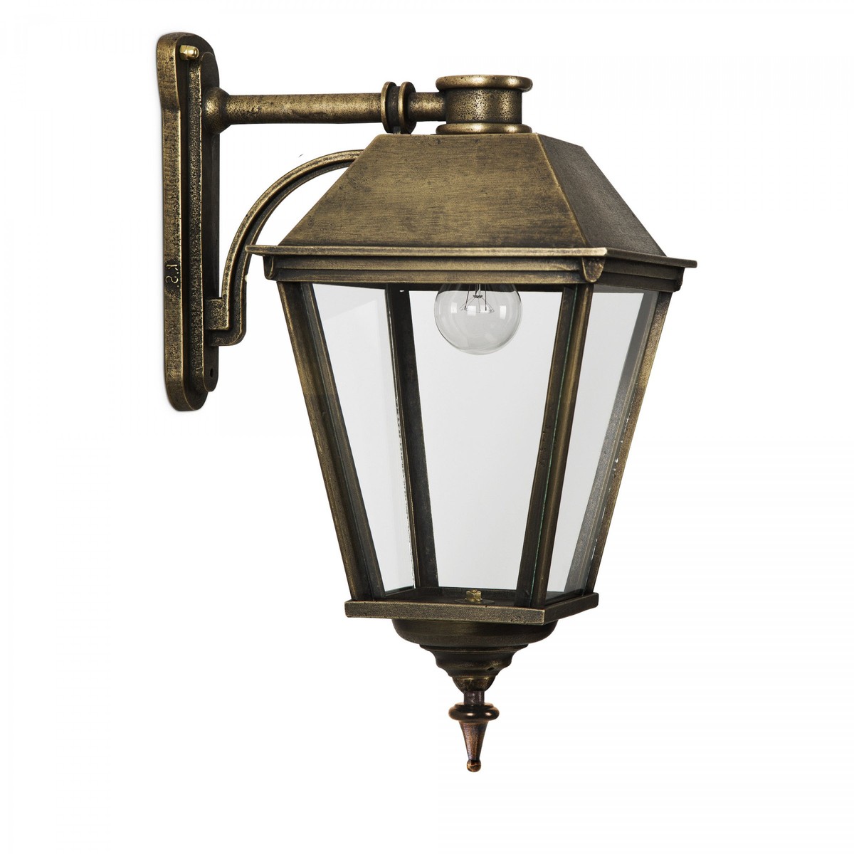 Casa Padrino Art Nouveau Applique da Esterno 22 x 33 x H. 46 cm - Bronzo - Lampada da Esterno Nostalgica Resistente alle Intemperie Casa Padrino Art Nouveau Applique da Esterno 22 x 33 x H. 46 cm - Bronzo - Lampada da Esterno Nostalgica Resistente alle Intemperie