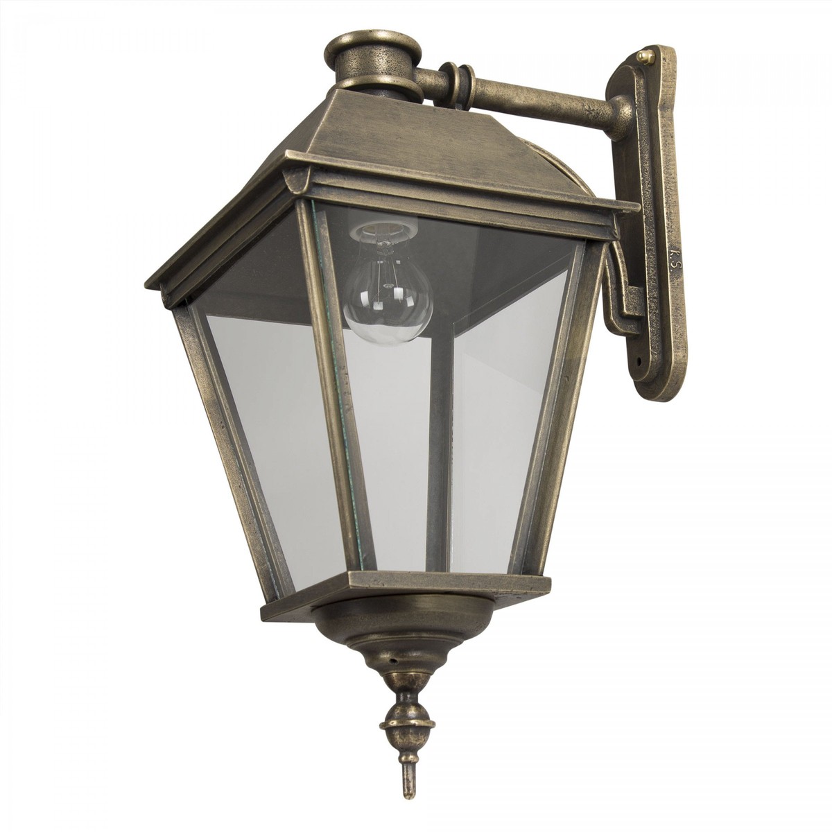 Casa Padrino Art Nouveau Applique da Esterno 22 x 33 x H. 46 cm - Bronzo - Lampada da Esterno Nostalgica Resistente alle Intemperie Casa Padrino Art Nouveau Applique da Esterno 22 x 33 x H. 46 cm - Bronzo - Lampada da Esterno Nostalgica Resistente alle Intemperie