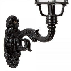Casa Padrino Art Nouveau Applique da Esterno 25 x 42 x H. 87 cm - Vari Colori - Lampada da Esterno Nostalgica Resistente alle Intemperie Casa Padrino Art Nouveau Applique da Esterno 25 x 42 x H. 87 cm - Vari Colori - Lampada da Esterno Nostalgica Resistente alle Intemperie