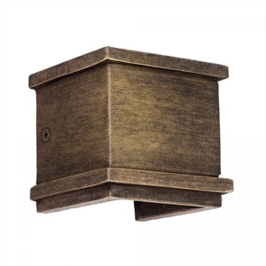 Casa Padrino Art Nouveau Aplique de Exterior 10 x 8 x H. 9 cm - Bronce - Lámpara de Exterior Nostálgica Resistente a la Intemperie Casa Padrino Art Nouveau Aplique de Exterior 10 x 8 x H. 9 cm - Bronce - Lámpara de Exterior Nostálgica Resistente a la Intemperie