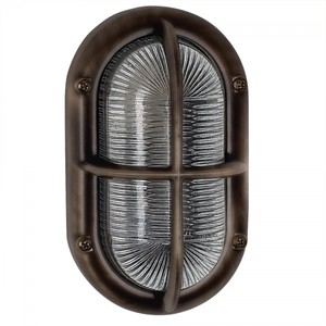 Casa Padrino Art Nouveau Nautical Light 12 x 12 x H. 20 cm - Bronze - Nostalgic Weatherproof Outdoor Light Casa Padrino Art Nouveau Nautical Light 12 x 12 x H. 20 cm - Bronze - Nostalgic Weatherproof Outdoor Light