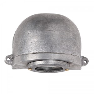 Casa Padrino Art Nouveau Lampe de Ferme 11 x 7 x H. 9 cm - Argent - Luminaire d'Extérieur Nostalgique Résistant aux Intempéries