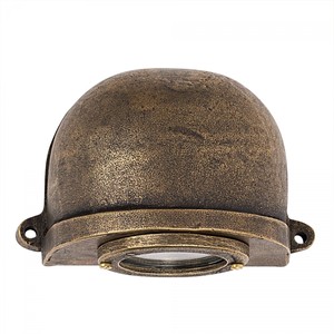 Casa Padrino Art Nouveau Lampe de Ferme 11 x 7 x H. 9 cm - Bronze - Luminaire d'Extérieur Nostalgique Résistant aux Intempéries