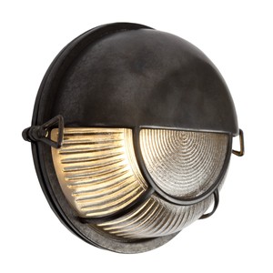 Casa Padrino Art Nouveau Lampe de Marine 20 x 11 x H. 18 cm - Coloris Variés - Luminaire d'Extérieur Nostalgique Résistant aux Intempéries