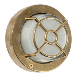 Casa Padrino Art Nouveau Lampada Nautica 14 x 7 cm - Bronzo - Lampada da Esterno Nostalgica Resistente alle Intemperie