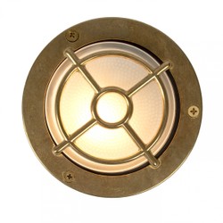 Casa Padrino Art Nouveau Lampada Nautica 14 x 7 cm - Bronzo - Lampada da Esterno Nostalgica Resistente alle Intemperie