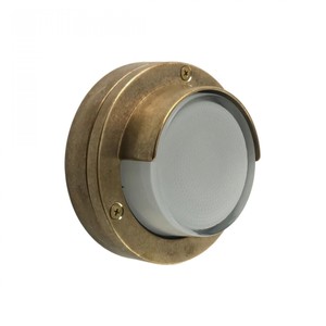 Casa Padrino Art Nouveau Lampe de Marine 14 x 6 cm - Bronze - Luminaire d'Extérieur Nostalgique Résistant aux Intempéries