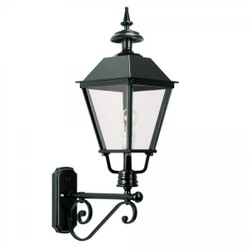 Casa Padrino Art Nouveau Applique da Esterno 25 x 47 x H. 82 cm - Vari Colori - Lampada da Esterno Nostalgica Resistente alle Intemperie