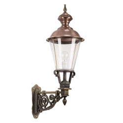 Casa Padrino Art Nouveau Aplique de Exterior 30 x 46 x H. 85 cm - Bronce - Lámpara de Exterior Nostálgica Resistente a la Intemperie Casa Padrino Art Nouveau Aplique de Exterior 30 x 46 x H. 85 cm - Bronce - Lámpara de Exterior Nostálgica Resistente a la Intemperie