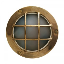 Casa Padrino Art Nouveau Lámpara Náutica 14 x 5 x H. 14 cm - Bronce - Lámpara de Exterior Nostálgica Resistente a la Intemperie Casa Padrino Art Nouveau Lámpara Náutica 14 x 5 x H. 14 cm - Bronce - Lámpara de Exterior Nostálgica Resistente a la Intemperie
