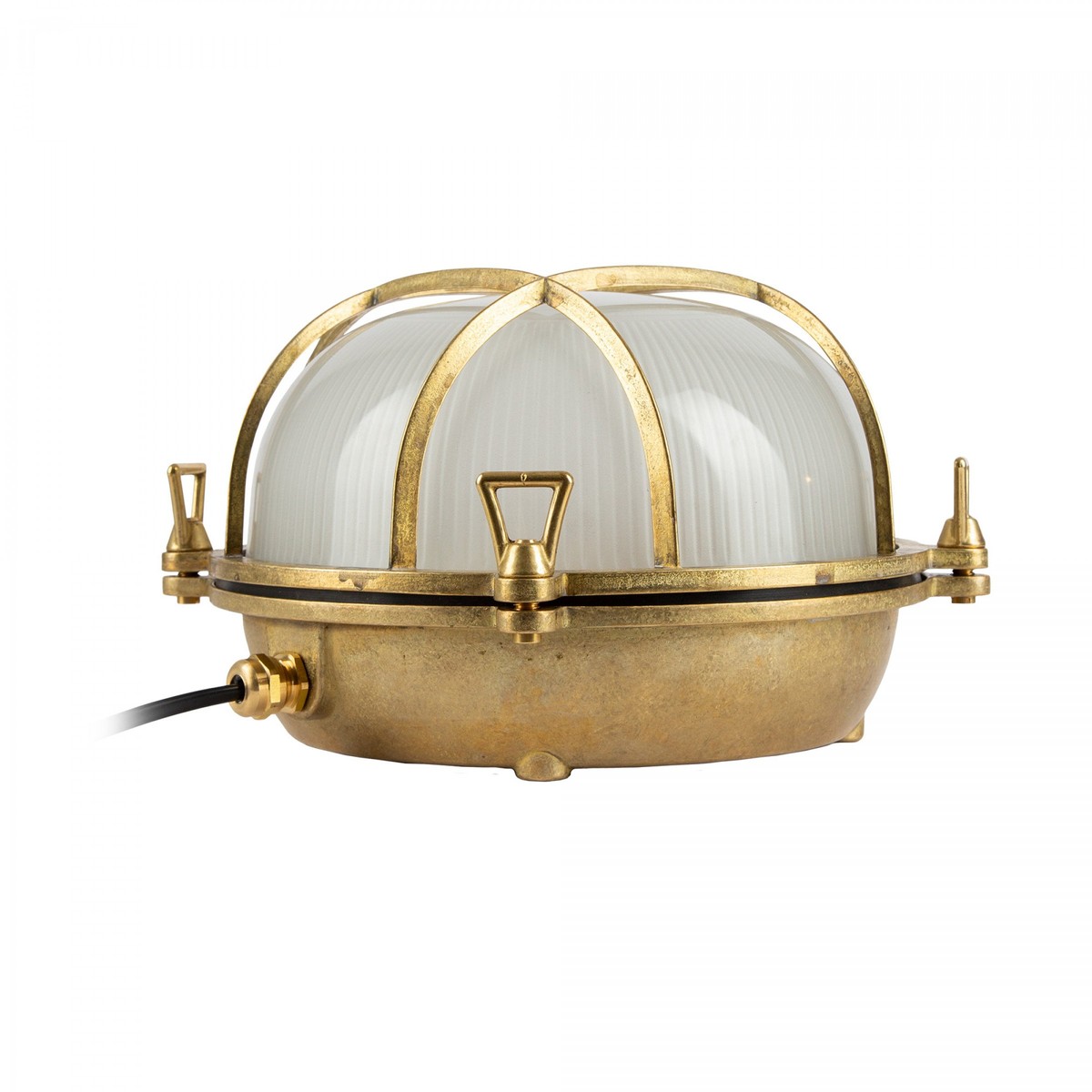 Casa Padrino Art Nouveau Lámpara Náutica 28 x 16 x H. 28 cm - Bronce - Lámpara de Exterior Nostálgica Resistente a la Intemperie Casa Padrino Art Nouveau Lámpara Náutica 28 x 16 x H. 28 cm - Bronce - Lámpara de Exterior Nostálgica Resistente a la Intemperie