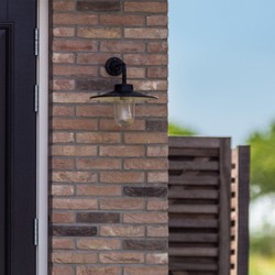 Casa Padrino Art Nouveau Barn Light 31 x 39 x H. 35 cm - Black - Nostalgic Weatherproof Outdoor Light Casa Padrino Art Nouveau Barn Light 31 x 39 x H. 35 cm - Black - Nostalgic Weatherproof Outdoor Light
