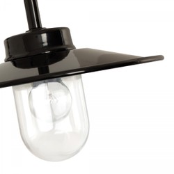 Casa Padrino Art Nouveau Barn Light 31 x 39 x H. 35 cm - Black - Nostalgic Weatherproof Outdoor Light Casa Padrino Art Nouveau Barn Light 31 x 39 x H. 35 cm - Black - Nostalgic Weatherproof Outdoor Light