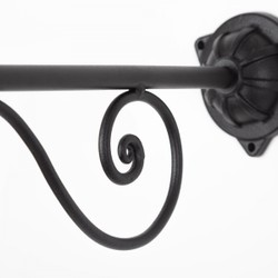 Casa Padrino Art Nouveau Aplique de Exterior 30 x 60 x H. 36 cm - Negro - Lámpara de Exterior Nostálgica Resistente a la Intemperie Casa Padrino Art Nouveau Aplique de Exterior 30 x 60 x H. 36 cm - Negro - Lámpara de Exterior Nostálgica Resistente a la Intemperie