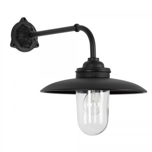 Casa Padrino Art Nouveau Outdoor Wall Light 30 x 50 x H. 36 cm - Black - Nostalgic Weatherproof Outdoor Light