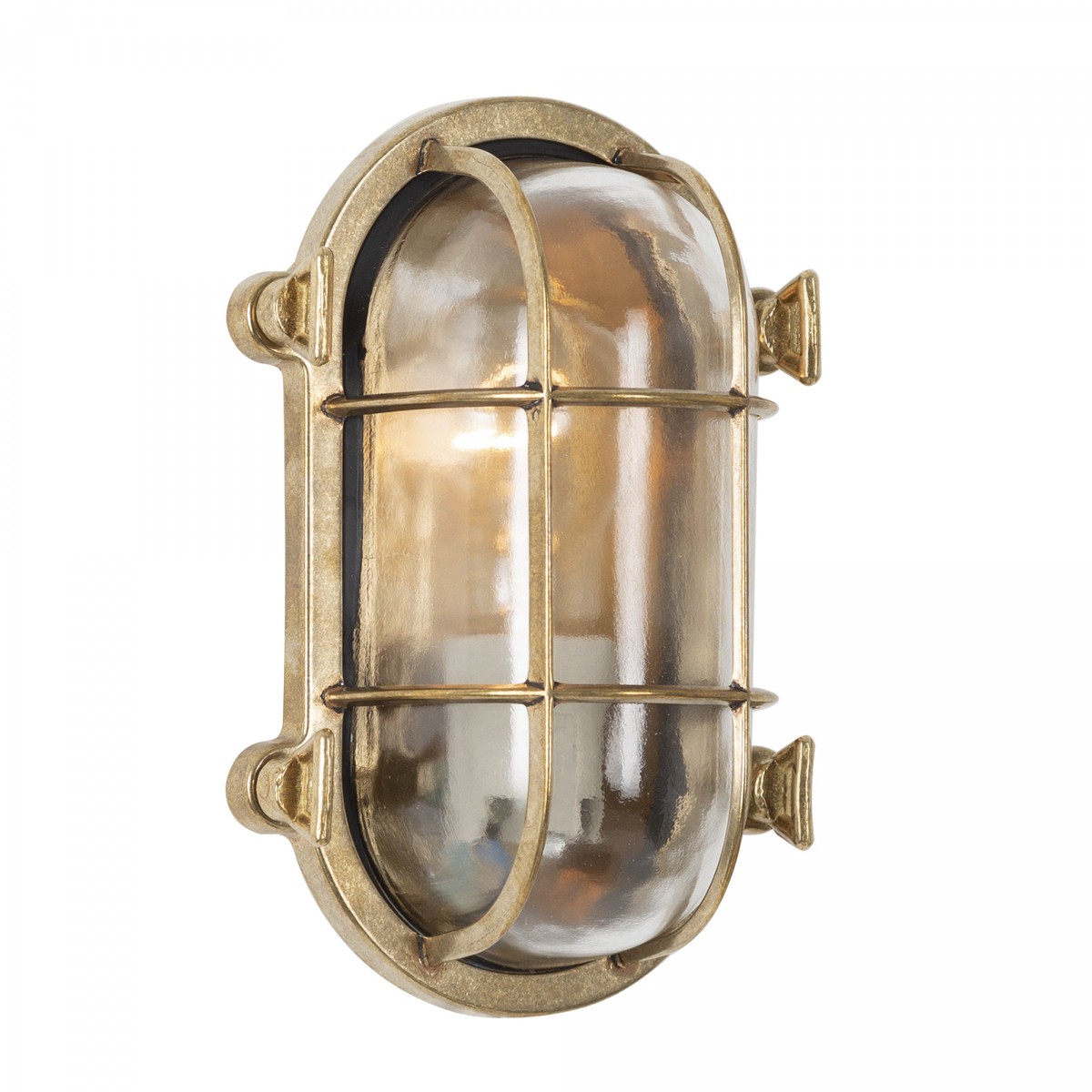 Casa Padrino Art Nouveau Lámpara Náutica 14 x 10 x H. 21 cm - Bronce - Lámpara de Exterior Nostálgica Resistente a la Intemperie Casa Padrino Art Nouveau Lámpara Náutica 14 x 10 x H. 21 cm - Bronce - Lámpara de Exterior Nostálgica Resistente a la Intemperie