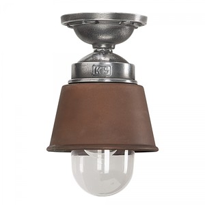 Casa Padrino Art Nouveau Lampe de Ferme 16 x 16 x H. 27 cm - Coloris Variés - Luminaire d'Extérieur Nostalgique Résistant aux Intempéries