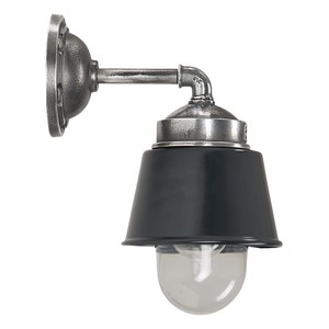 Casa Padrino Art Nouveau Lampe de Ferme 16 x 25 x H. 31 cm - Coloris Variés - Luminaire d'Extérieur Nostalgique Résistant aux Intempéries