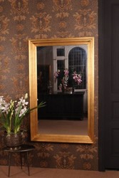 Casa Padrino Espejo de Pared de Lujo Oro 100 x Al. 160 cm - Gran Espejo de Salón