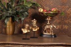 Casa Padrino Surtout de Table de Luxe Éléphant Laiton / Noir 35 x 35 x H. 40 cm - Coupe Décorative sur Éléphant Casa Padrino Surtout de Table de Luxe Éléphant Laiton / Noir 35 x 35 x H. 40 cm - Coupe Décorative sur Éléphant