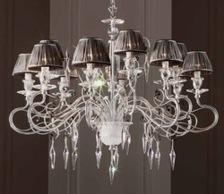 Casa Padrino Lustre Baroque Ø 100 x H. 80 cm 12 lumières - Luminaire Italien Fait Main - Luminaires Baroques Casa Padrino Lustre Baroque Ø 100 x H. 80 cm 12 lumières - Luminaire Italien Fait Main - Luminaires Baroques