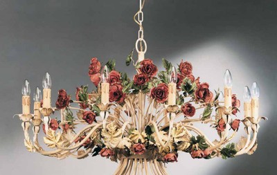 Casa Padrino Lampadario Barocco Ø 110 x A. 65 cm 12 luci - Lampada Italiana Fatta a Mano - Lampade Barocche Casa Padrino Lampadario Barocco Ø 110 x A. 65 cm 12 luci - Lampada Italiana Fatta a Mano - Lampade Barocche