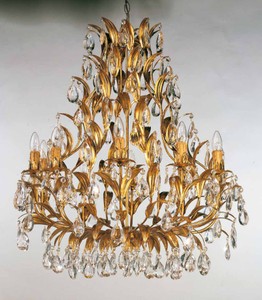 Casa Padrino Lampadario Barocco Ø 80 x A. 90 cm 10 luci - Lampada Italiana Fatta a Mano - Lampade Barocche Casa Padrino Lampadario Barocco Ø 80 x A. 90 cm 10 luci - Lampada Italiana Fatta a Mano - Lampade Barocche