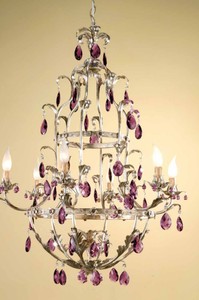 Casa Padrino Lampadario Barocco Ø 80 x A. 100 cm 6 luci - Lampada Italiana Fatta a Mano - Lampade Barocche Casa Padrino Lampadario Barocco Ø 80 x A. 100 cm 6 luci - Lampada Italiana Fatta a Mano - Lampade Barocche