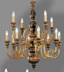 Casa Padrino Lampadario Barocco Ø 85 x A. 95 cm 12 luci - Lampada Italiana Fatta a Mano - Lampade Barocche Casa Padrino Lampadario Barocco Ø 85 x A. 95 cm 12 luci - Lampada Italiana Fatta a Mano - Lampade Barocche