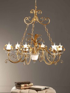 Casa Padrino Lampadario Barocco Ø 110 x A. 100 cm 6 luci - Lampada Italiana Fatta a Mano - Lampade Barocche Casa Padrino Lampadario Barocco Ø 110 x A. 100 cm 6 luci - Lampada Italiana Fatta a Mano - Lampade Barocche