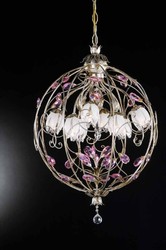 Casa Padrino Lámpara de Araña Barroco Ø 45 x Al. 70 cm 8 luces - Lampara Italiana Hecha a Mano - Lamparas Barrocas Casa Padrino Lámpara de Araña Barroco Ø 45 x Al. 70 cm 8 luces - Lampara Italiana Hecha a Mano - Lamparas Barrocas