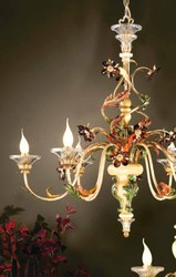 Casa Padrino Lustre Baroque Ø 90 x H. 85 cm 6 lumières - Luminaire Italien Fait Main - Luminaires Baroques Casa Padrino Lustre Baroque Ø 90 x H. 85 cm 6 lumières - Luminaire Italien Fait Main - Luminaires Baroques