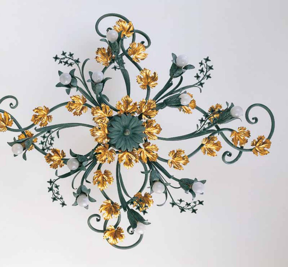 Casa Padrino Lámpara de Techo Barroco An. 125 x Pr. 96 cm 12 luces - Lampara Italiana Hecha a Mano - Lamparas Barrocas Casa Padrino Lámpara de Techo Barroco An. 125 x Pr. 96 cm 12 luces - Lampara Italiana Hecha a Mano - Lamparas Barrocas