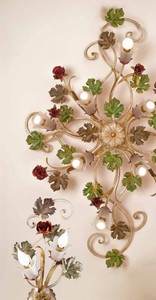 Casa Padrino Plafonnier Baroque L. 110 x P. 80 cm 8 lumières - Luminaire Italien Fait Main - Luminaires Baroques