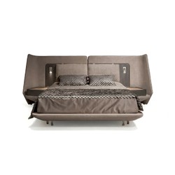 Casa Padrino lit double de luxe marron foncé - Finition de haute qualité - Meubles de chambre à coucher modernes - Qualité de luxe Casa Padrino lit double de luxe marron foncé - Finition de haute qualité - Meubles de chambre à coucher modernes - Qualité de luxe