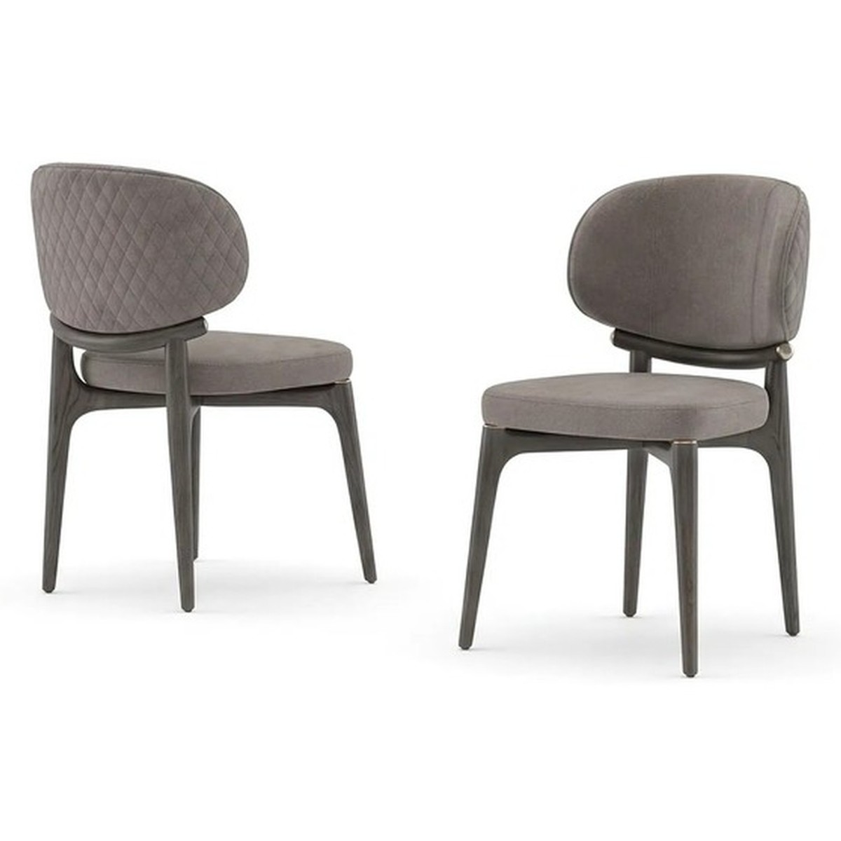 Casa Padrino luxury dining chair dark brown / taupe - High-quality workmanship - Modern dining room furniture - Luxury quality Casa Padrino luxury dining chair dark brown / taupe - High-quality workmanship - Modern dining room furniture - Luxury quality