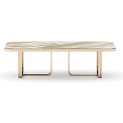 Casa Padrino mesa de centro de lujo blanco / beige - Acabado de alta calidad - Muebles modernos de salón - Calidad de lujo Casa Padrino mesa de centro de lujo blanco / beige - Acabado de alta calidad - Muebles modernos de salón - Calidad de lujo