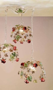Casa Padrino Baroque Pendant Lamp Ø 60 x H. 80 cm 3 lights - Handmade Italian Light - Baroque Lights Casa Padrino Baroque Pendant Lamp Ø 60 x H. 80 cm 3 lights - Handmade Italian Light - Baroque Lights