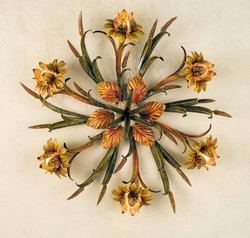 Casa Padrino Plafoniera Barocco Ø 70 x P. 20 cm 6 luci - Lampada Italiana Fatta a Mano - Lampade Barocche Casa Padrino Plafoniera Barocco Ø 70 x P. 20 cm 6 luci - Lampada Italiana Fatta a Mano - Lampade Barocche