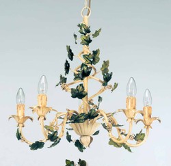 Casa Padrino Barock Kronleuchter Ø 60 x H. 60 cm 5-flammig - Handgefertigte Leuchte aus Italien - Barock Leuchten Casa Padrino Barock Kronleuchter Ø 60 x H. 60 cm 5-flammig - Handgefertigte Leuchte aus Italien - Barock Leuchten