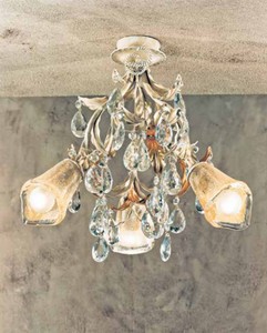 Casa Padrino Lámpara de Techo Barroco Ø 42 x Al. 40 cm 3 luces - Lampara Italiana Hecha a Mano - Lamparas Barrocas Casa Padrino Lámpara de Techo Barroco Ø 42 x Al. 40 cm 3 luces - Lampara Italiana Hecha a Mano - Lamparas Barrocas