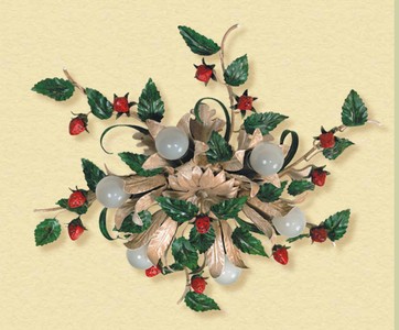 Casa Padrino Lámpara de Techo Barroco Ø 55 x Pr. 15 cm 6 luces - Lampara Italiana Hecha a Mano - Lamparas Barrocas Casa Padrino Lámpara de Techo Barroco Ø 55 x Pr. 15 cm 6 luces - Lampara Italiana Hecha a Mano - Lamparas Barrocas