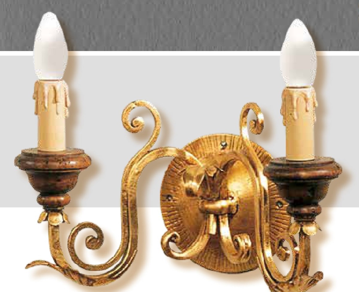 Casa Padrino Lámpara de Pared Barroco An. 35 x Pr. 20 cm 2 luces - Lampara Italiana Hecha a Mano - Lamparas Barrocas Casa Padrino Lámpara de Pared Barroco An. 35 x Pr. 20 cm 2 luces - Lampara Italiana Hecha a Mano - Lamparas Barrocas