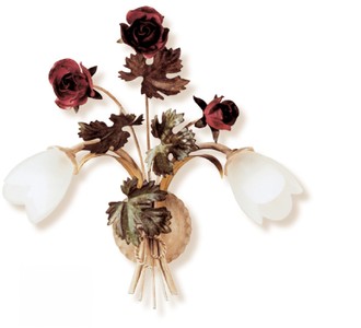 Casa Padrino Applique Barocco L. 40 x P. 38 cm 2 luci - Lampada Italiana Fatta a Mano - Lampade Barocche Casa Padrino Applique Barocco L. 40 x P. 38 cm 2 luci - Lampada Italiana Fatta a Mano - Lampade Barocche