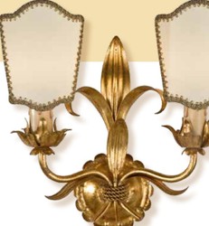 Casa Padrino Lámpara de Pared Barroco Pr. 12 cm 2 luces - Lampara Italiana Hecha a Mano - Lamparas Barrocas Casa Padrino Lámpara de Pared Barroco Pr. 12 cm 2 luces - Lampara Italiana Hecha a Mano - Lamparas Barrocas