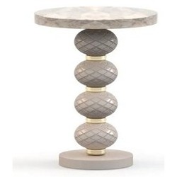 Casa Padrino luxury side table cream / beige - High-quality workmanship - Modern living room furniture - Luxury quality