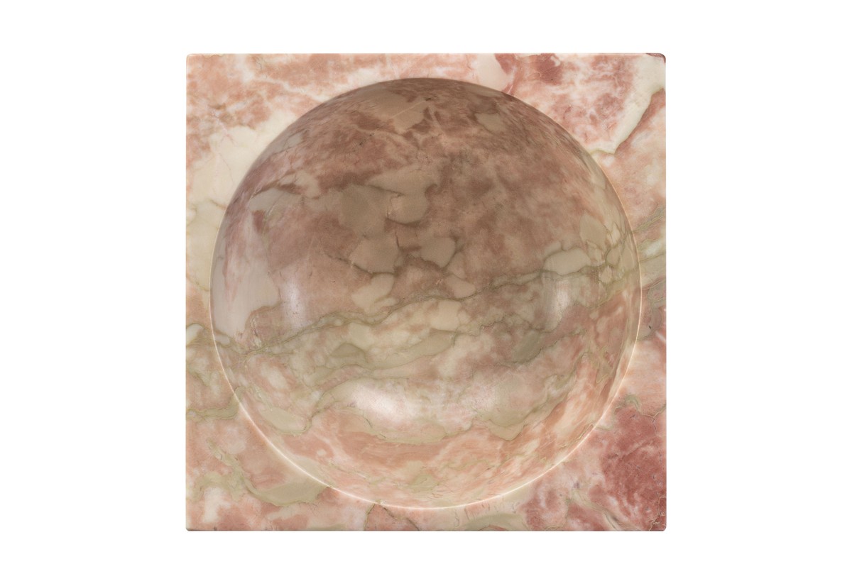 Casa Padrino Ciotola in Marmo di Lusso Rosa 18 x 18 x H. 11 cm - Ciotola Decorativa Rotonda Alta in Pregiato Marmo Rosalia Pink - Accessori Decorativi di Lusso Casa Padrino Ciotola in Marmo di Lusso Rosa 18 x 18 x H. 11 cm - Ciotola Decorativa Rotonda Alta in Pregiato Marmo Rosalia Pink - Accessori Decorativi di Lusso
