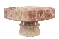 Casa Padrino Cuenco de Mármol de Lujo Rosa 30 x 30 x H. 15 cm - Cuenco Ampliamente Abierto sobre Pie Redondo de Mármol Rosalia Pink de Alta Calidad - Accesorios Decorativos de Lujo Casa Padrino Cuenco de Mármol de Lujo Rosa 30 x 30 x H. 15 cm - Cuenco Ampliamente Abierto sobre Pie Redondo de Mármol Rosalia Pink de Alta Calidad - Accesorios Decorativos de Lujo