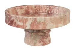 Casa Padrino Cuenco de Mármol de Lujo Rosa 30 x 30 x H. 15 cm - Cuenco Ampliamente Abierto sobre Pie Redondo de Mármol Rosalia Pink de Alta Calidad - Accesorios Decorativos de Lujo Casa Padrino Cuenco de Mármol de Lujo Rosa 30 x 30 x H. 15 cm - Cuenco Ampliamente Abierto sobre Pie Redondo de Mármol Rosalia Pink de Alta Calidad - Accesorios Decorativos de Lujo